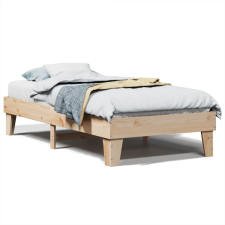 vidaXL tömör fenyőfa ágy matrac nélkül 100 x 200 cm (855361) ágy és ágykellék