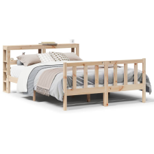 vidaXL tömör fenyőfa ágy matrac nélkül 135 x 190 cm ágy és ágykellék