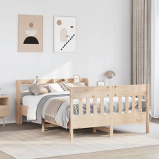 vidaXL tömör fenyőfa ágy matrac nélkül 135 x 190 cm ágy és ágykellék