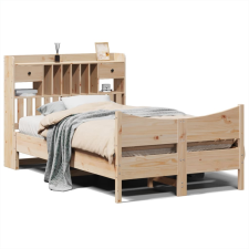 vidaXL tömör fenyőfa ágy matrac nélkül 135 x 190 cm (3323392) ágy és ágykellék