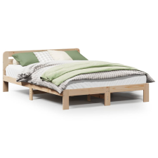 vidaXL tömör fenyőfa ágy matrac nélkül 135 x 190 cm (855573) ágy és ágykellék