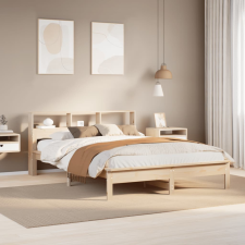 vidaXL tömör fenyőfa ágy matrac nélkül 150x200 cm ágy és ágykellék
