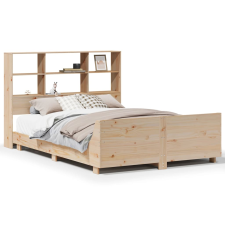 vidaXL tömör fenyőfa ágy matrac nélkül 150x200 cm (3323686) ágy és ágykellék
