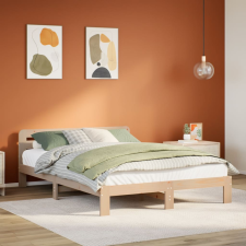 vidaXL tömör fenyőfa ágy matrac nélkül 160 x 200 cm ágy és ágykellék