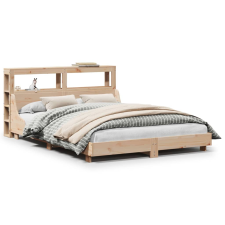 vidaXL tömör fenyőfa ágy matrac nélkül 160 x 200 cm (3306414) ágy és ágykellék