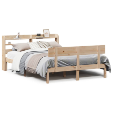 vidaXL tömör fenyőfa ágy matrac nélkül 160 x 200 cm (3306623) ágy és ágykellék