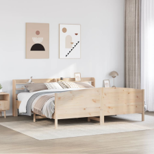 vidaXL tömör fenyőfa ágy matrac nélkül 180 x 200 cm ágy és ágykellék