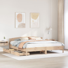 vidaXL tömör fenyőfa ágy matrac nélkül 180 x 200 cm ágy és ágykellék