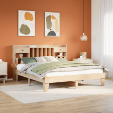 vidaXL tömör fenyőfa ágy matrac nélkül 180 x 200 cm ágy és ágykellék