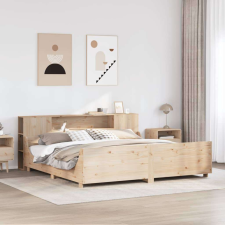 vidaXL tömör fenyőfa ágy matrac nélkül 180 x 200 cm ágy és ágykellék