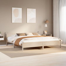 vidaXL tömör fenyőfa ágy matrac nélkül 200 x 200 cm ágy és ágykellék