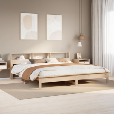 vidaXL tömör fenyőfa ágy matrac nélkül 200 x 200 cm ágy és ágykellék