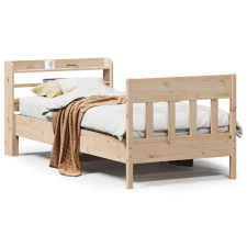 vidaXL tömör fenyőfa ágy matrac nélkül 75 x 190 cm ágy és ágykellék