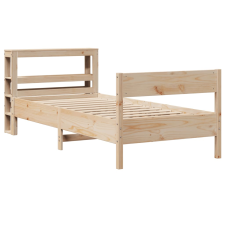 vidaXL tömör fenyőfa ágy matrac nélkül 75 x 190 cm (3306210) ágy és ágykellék