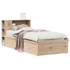 vidaXL tömör fenyőfa ágy matrac nélkül 75 x 190 cm (3323440) ágy és ágykellék