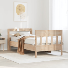 vidaXL tömör fenyőfa ágy matrac nélkül 90 x 200 cm ágy és ágykellék