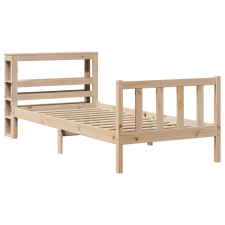 vidaXL tömör fenyőfa ágy matrac nélkül 90 x 200 cm (3305755) ágy és ágykellék