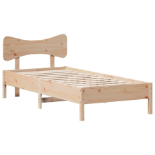 vidaXL tömör fenyőfa ágy matrac nélkül 90 x 200 cm (3328241) ágy és ágykellék
