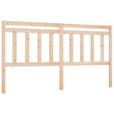 vidaXL tömör fenyőfa ágyfejtámla 206 x 4 x 100 cm (814114) ágy és ágykellék