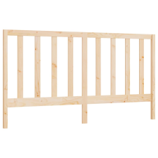 vidaXL tömör fenyőfa ágyfejtámla 206 x 4 x 100 cm (817710) ágy és ágykellék