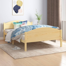 vidaXL tömör fenyőfa ágykeret 120 x 200 cm ágy és ágykellék