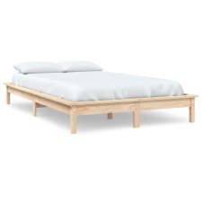 vidaXL tömör fenyőfa ágykeret 120 x 200 cm (820536) ágy és ágykellék