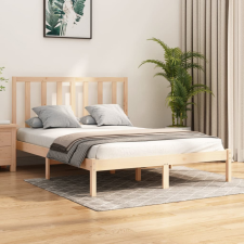 vidaXL tömör fenyőfa ágykeret 140 x 200 cm ágy és ágykellék
