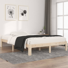 vidaXL tömör fenyőfa ágykeret 140 x 200 cm ágy és ágykellék