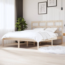 vidaXL tömör fenyőfa ágykeret 160 x 200 cm ágy és ágykellék