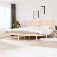vidaXL tömör fenyőfa ágykeret 200 x 200 cm ágy és ágykellék