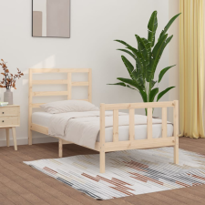 vidaXL tömör fenyőfa ágykeret 90 x 200 cm ágy és ágykellék