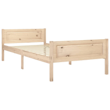 vidaXL tömör fenyőfa ágykeret 90 x 200 cm (322096) ágy és ágykellék
