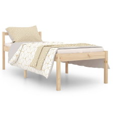 vidaXL tömör fenyőfa ágykeret 90 x 200 cm (810599) ágy és ágykellék