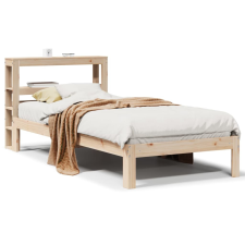 vidaXL tömör fenyőfa ágykeret fejtámlával 75 x 190 cm ágy és ágykellék