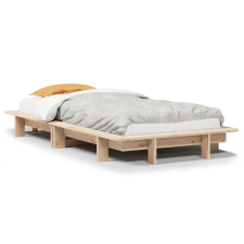 vidaXL tömör fenyőfa ágykeret matrac nélkül 90 x 190 cm ágy és ágykellék