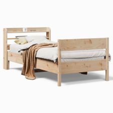 vidaXL tömör fenyőfa ágykeret matrac nélkül 90 x 190 cm (3306948) ágy és ágykellék
