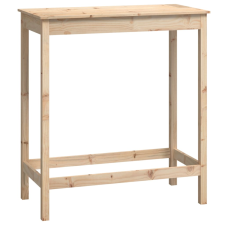 vidaXL tömör fenyőfa bárasztal 100 x 50 x 110 cm (833265) bútor