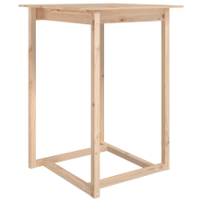 vidaXL tömör fenyőfa bárasztal 80 x 80 x 110 cm (822182) bútor