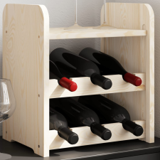 vidaXL tömör fenyőfa bortartó állvány tetővel 33x25x37 cm bútor