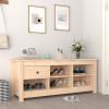 vidaXL Tömör fenyőfa cipősszekrény 110 x 38 x 45,5 cm