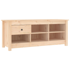 vidaXL tömör fenyőfa cipősszekrény 110 x 38 x 45,5 cm (814594) bútor