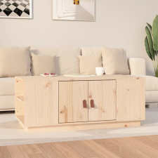 vidaXL tömör fenyőfa dohányzóasztal 100 x 50 x 41 cm bútor