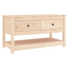 vidaXL tömör fenyőfa dohányzóasztal 102 x 49 x 55 cm (820921) bútor