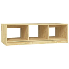 vidaXL tömör fenyőfa dohányzóasztal 110 x 50 x 34 cm (809912) bútor