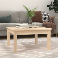 vidaXL tömör fenyőfa dohányzóasztal 55 x 55 x 30 cm bútor