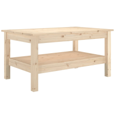 vidaXL tömör fenyőfa dohányzóasztal 80 x 50 x 40 cm (814284) bútor