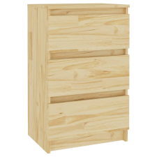 vidaXL tömör fenyőfa éjjeliszekrény 40 x 29,5 x 64 cm (808083) bútor