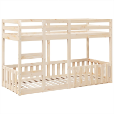 vidaXL tömör fenyőfa emeletes ágy 75x190 cm (3308595) ágy és ágykellék