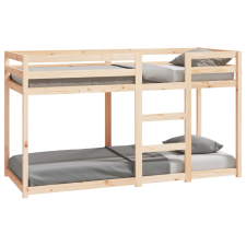 vidaXL tömör fenyőfa emeletes ágy 75x190 cm (821659) ágy és ágykellék