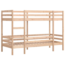 vidaXL tömör fenyőfa emeletes ágy 90 x 200 cm ágy és ágykellék